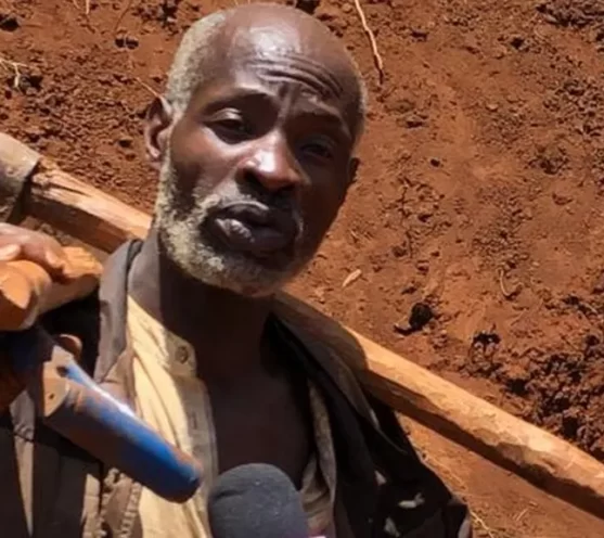 ‘Hero’ digs road by hand for villagers