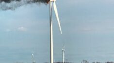 Wind Turbine Buring